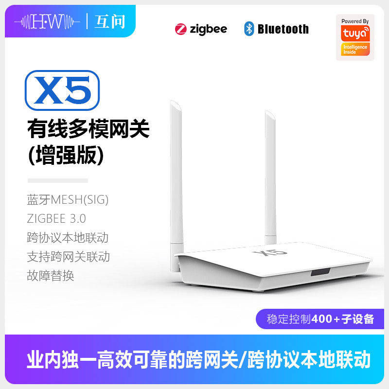 Smart Home Zigbee Gateway - Passerelle Doodle Zigbee Bluetooth double mode