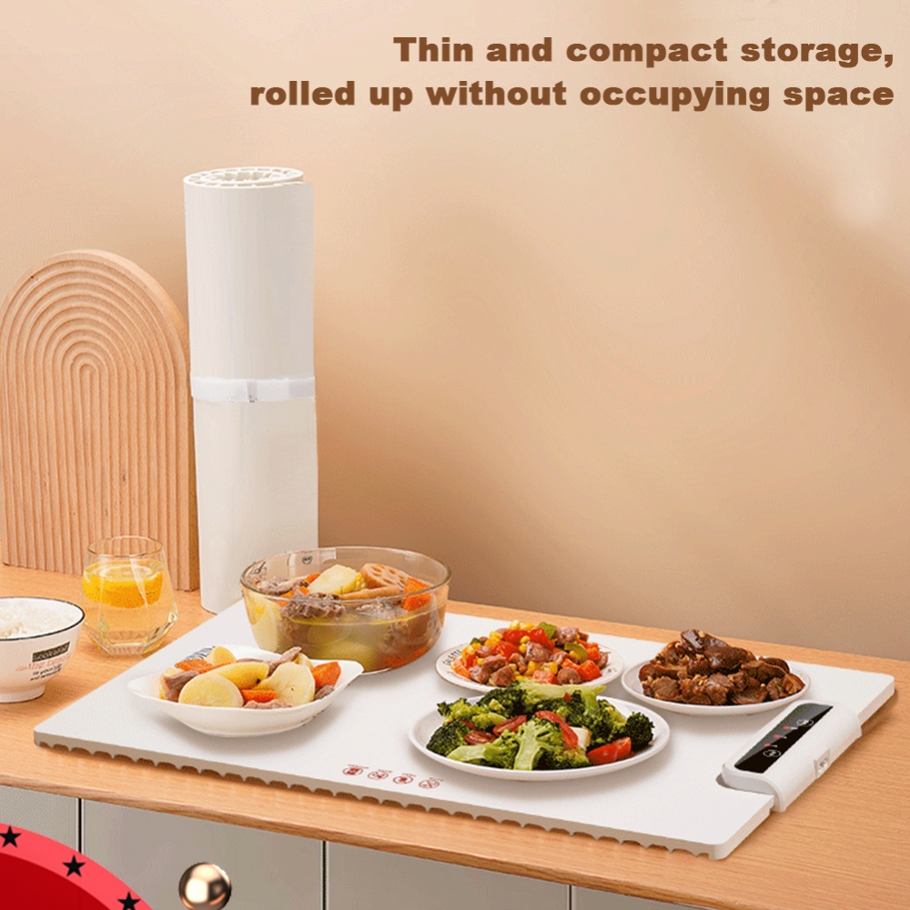 Smart Home Tools - Plateau chauffant électrique pliable en silicone