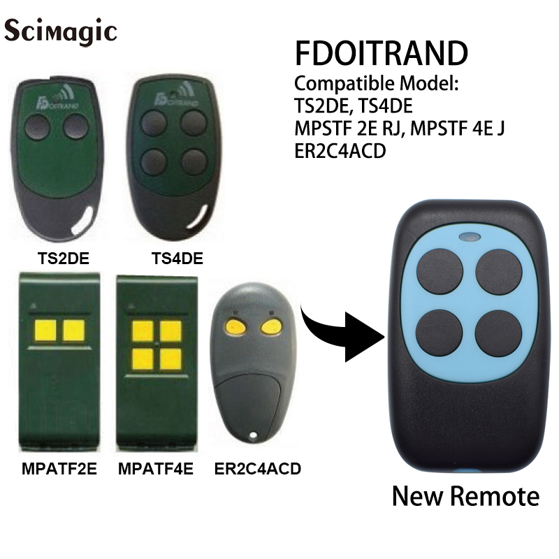 Smart Garage Door Opener - Fdoitrand télécommande Compatible 433MHz hearty doitrand