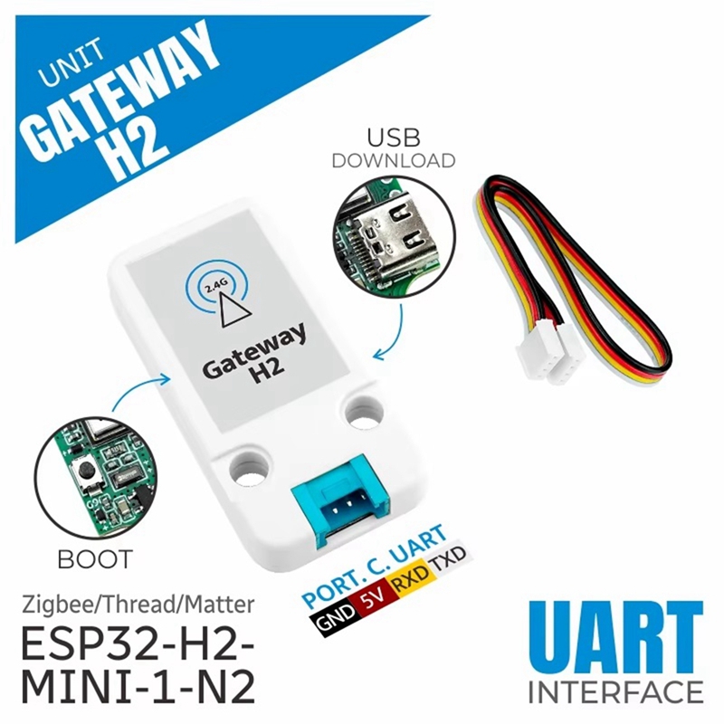 Smart Home Zigbee Gateway - Passerelle d'unité H2 filetage ESP32-H2/unité de