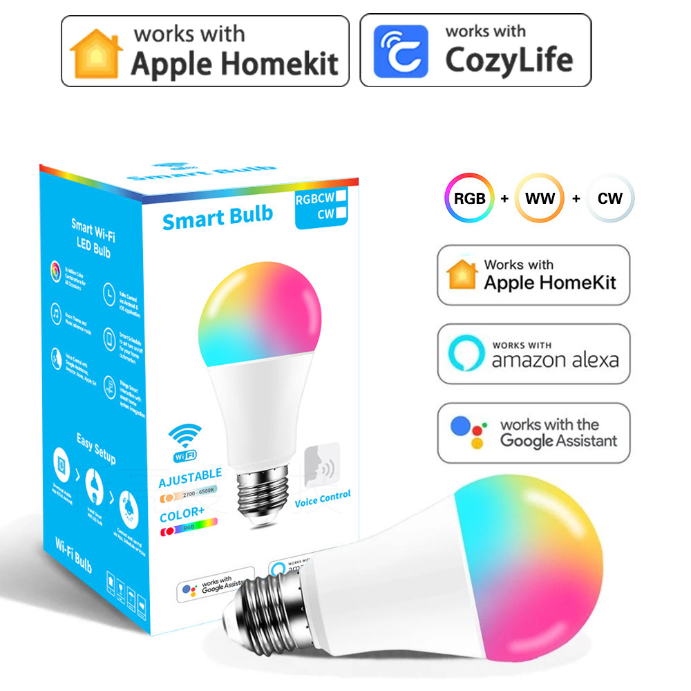Smart Home Group - 9W WiFi Homekit lampe E27 LED