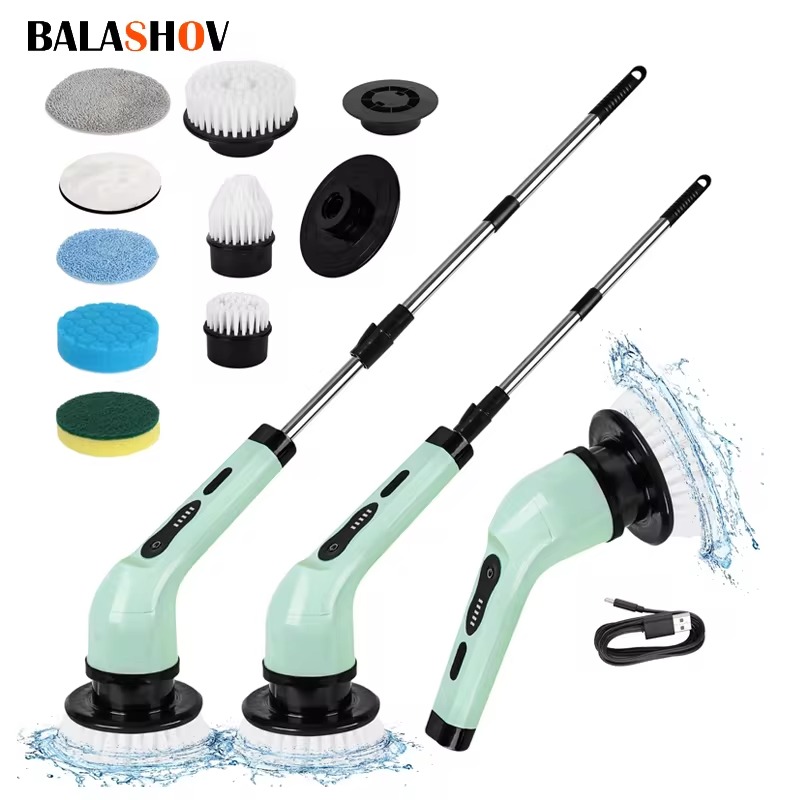 Smart Home Tools - Brosse de nettoyage électrique sans fil