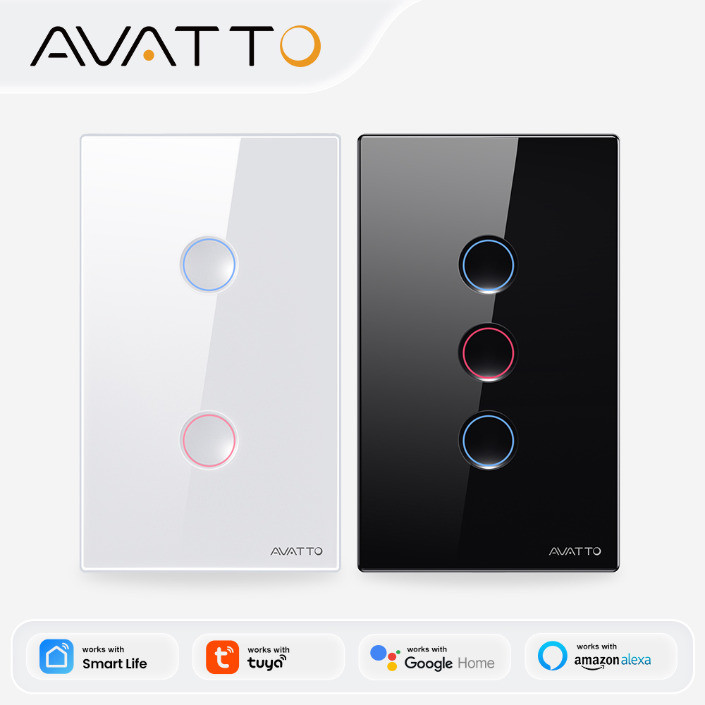 Smart Home For Living - AVATTO Interrupteur intelligent ZigBee 1/2/3/4 voies,