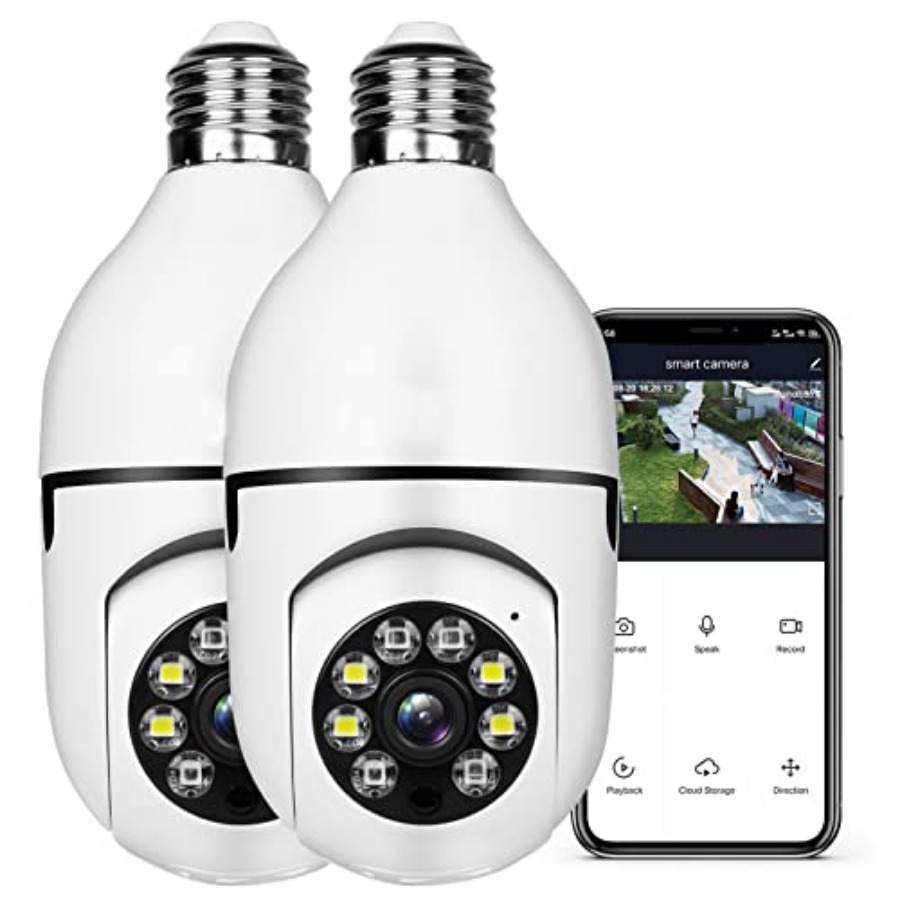 Smart Bulb - Caméra de sécurité sans fil Wifi