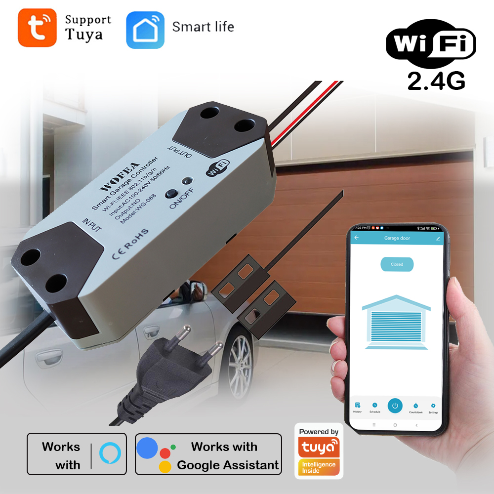 Smart Garage Door Opener - Contrôleur d'ouverture de porte de garage