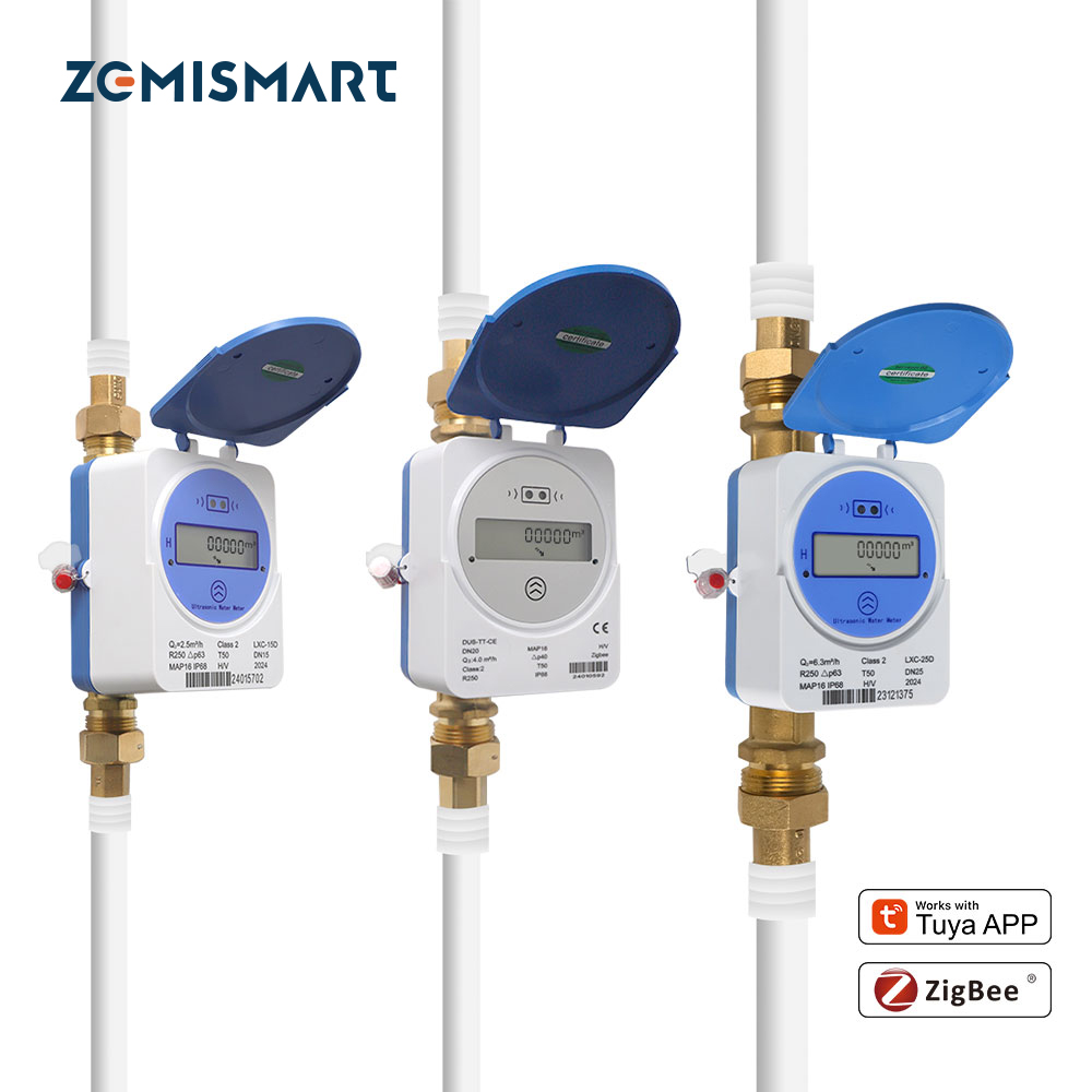Smart Home Tools - Compteur d'eau intelligent à ultrasons Zemismart