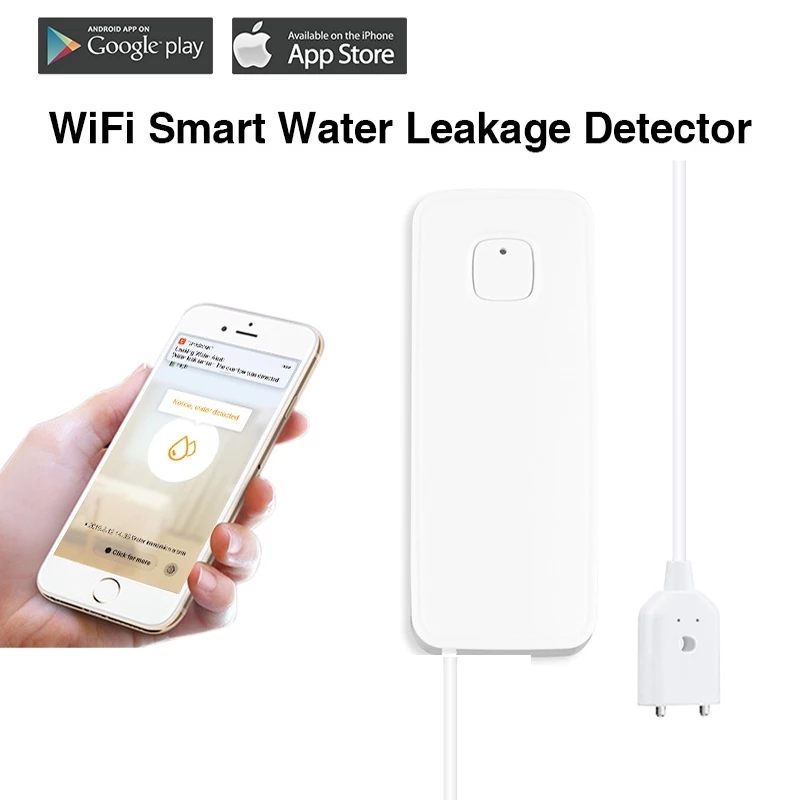 Capteur d'alarme d'eau WiFi, d - Wifi Water Leak Detector avis et prix