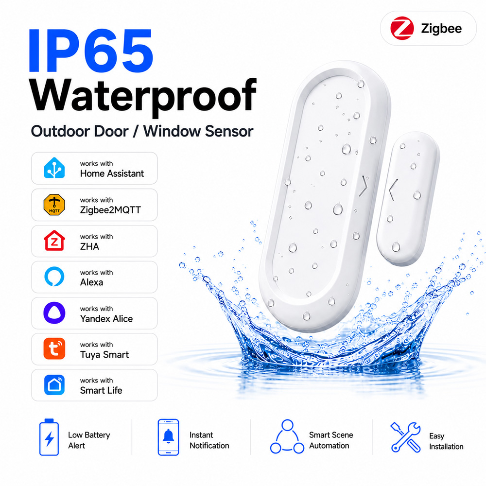 Capteur de porte/fenêtre Zigbe - Smart Home Zigbee Gateway avis et prix