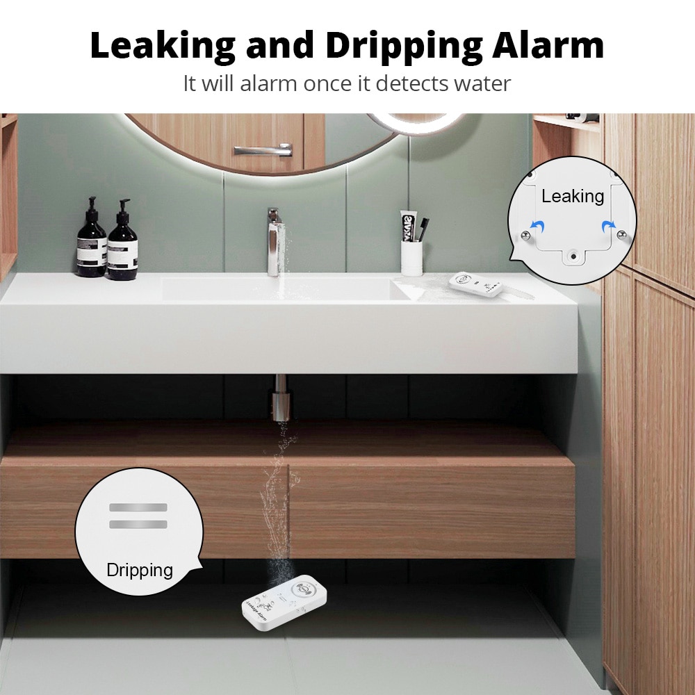 KERbiomomer-Capteur d'eau sans - Wifi Water Leak Detector avis et prix