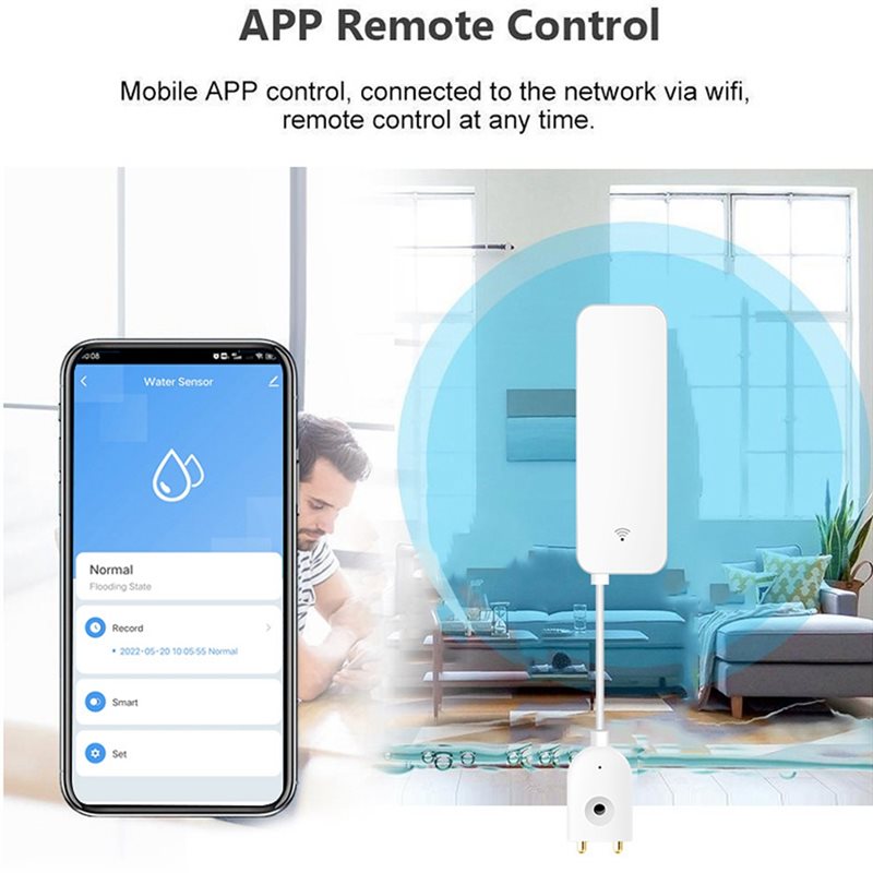 DTEN-Tuya Capteur intelligent  - Wifi Water Leak Detector avis et prix
