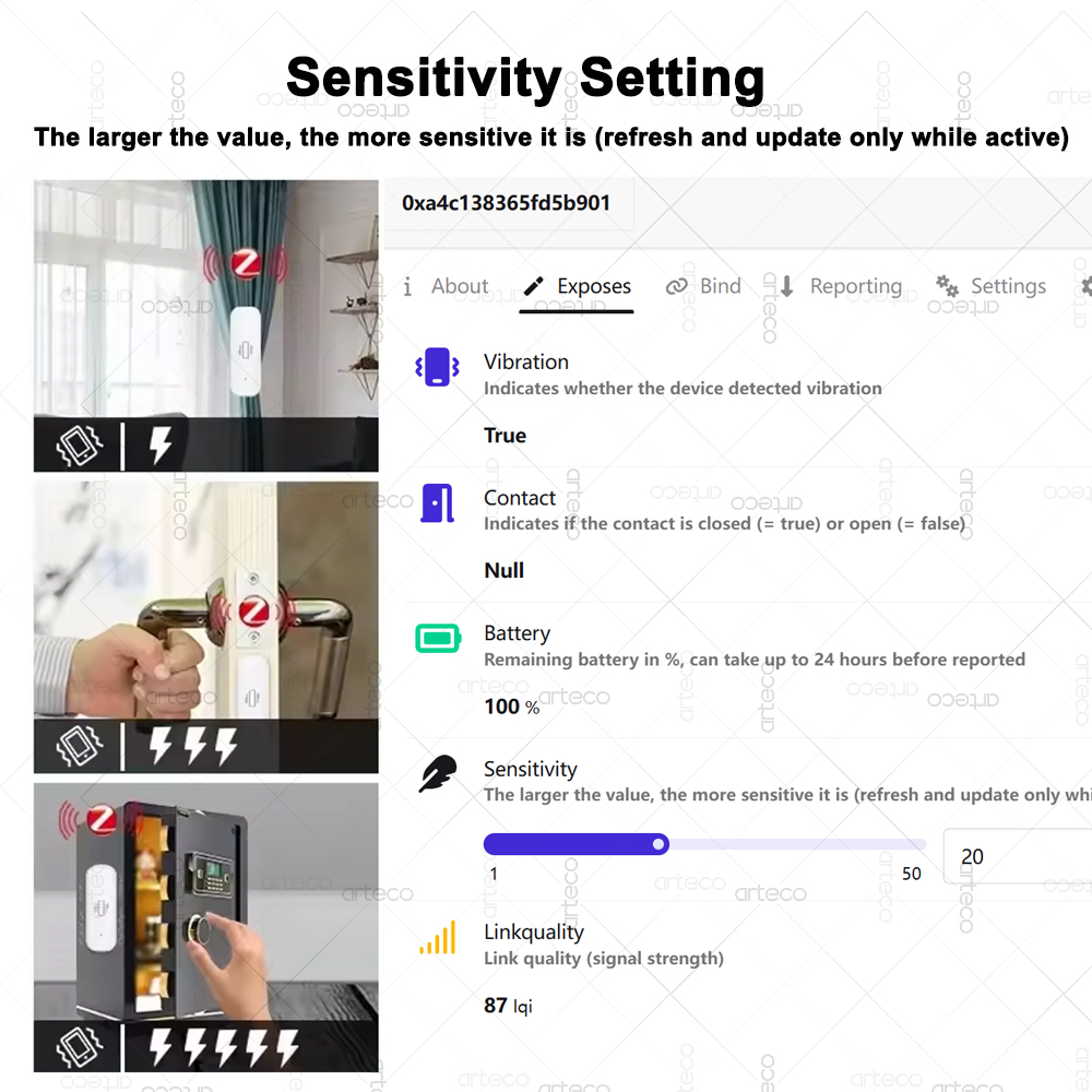 Capteur de vibrations intellig - Smart Home Tools avis et prix
