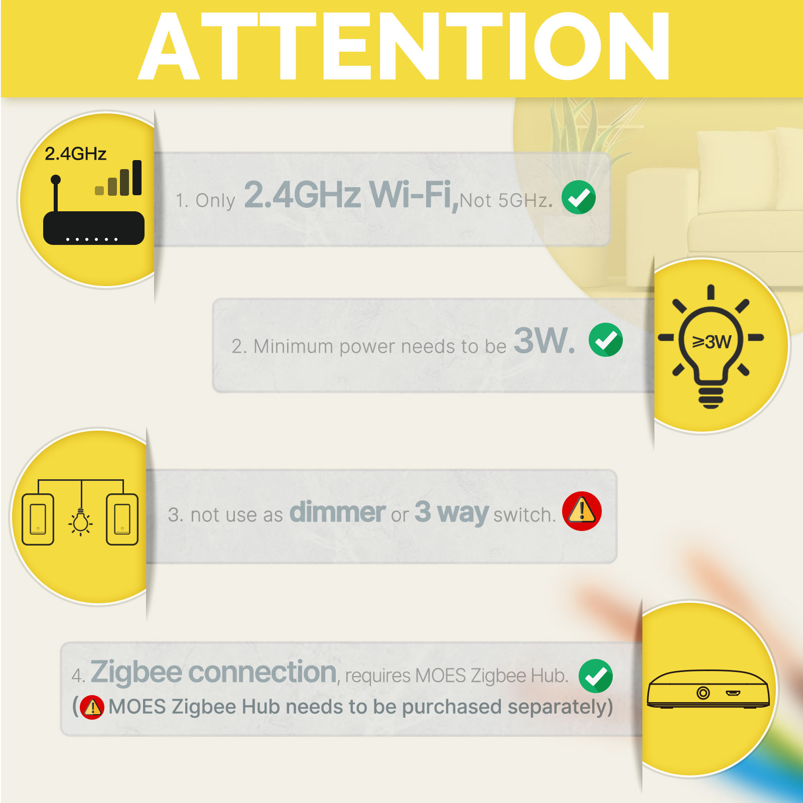 Interrupteur intelligent Zigbe - Smart Home For Living avis et prix