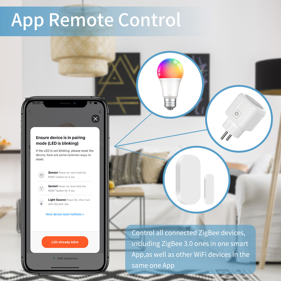 Tuya – passerelle multimode in - Smart Home Zigbee Gateway avis et prix