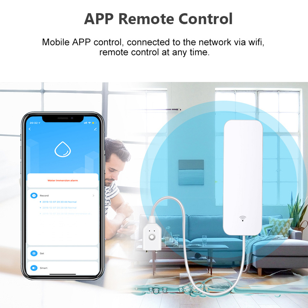 Capteur de fuite d'eau WiFi Tu - Wifi Water Leak Detector avis et prix