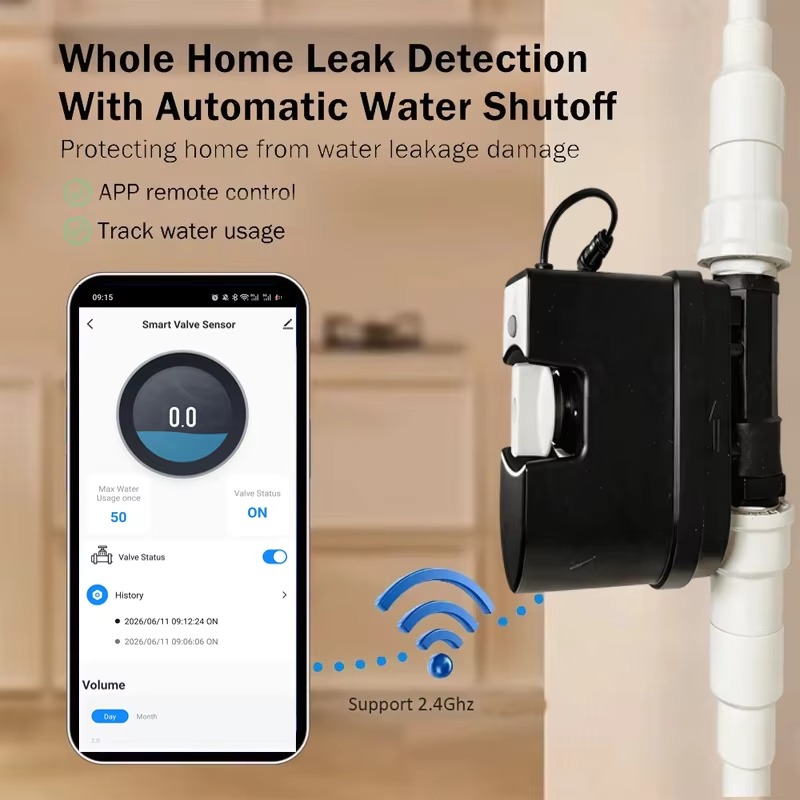 Vanne d'eau intelligente WiFi  - Wifi Water Leak Detector avis et prix