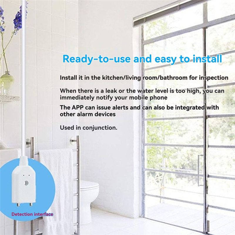 [NOUVEAU A09R!】 Tuya Wifi capt - Wifi Water Leak Detector avis et prix