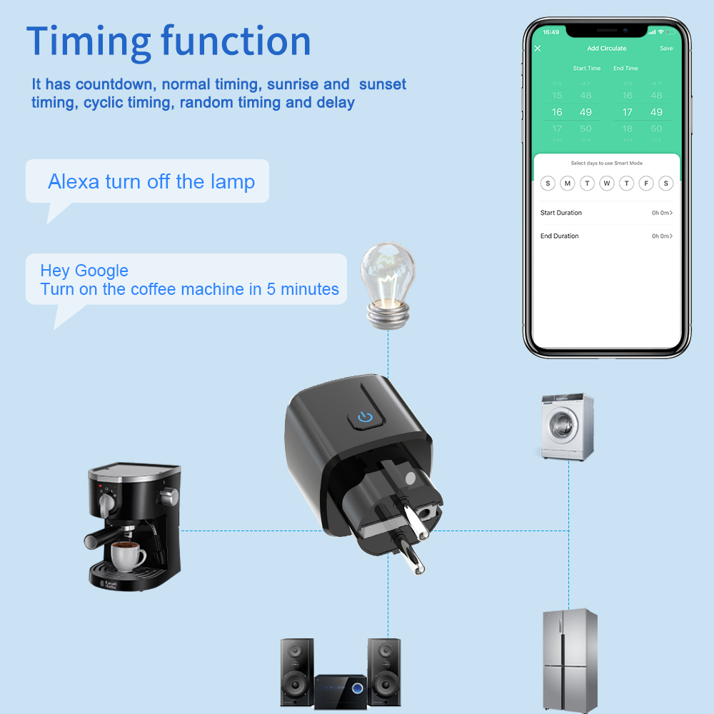 Prise intelligente Tuya WiFi a - Wifi Smart Plug avis et prix