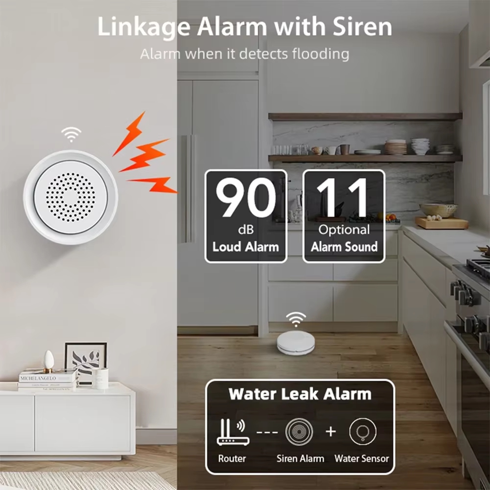 PHILE - Système d'automatisati - Wifi Water Leak Detector avis et prix