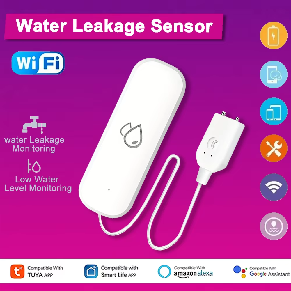 Capteur d'alarme de fuite d'ea - Wifi Water Leak Detector avis et prix