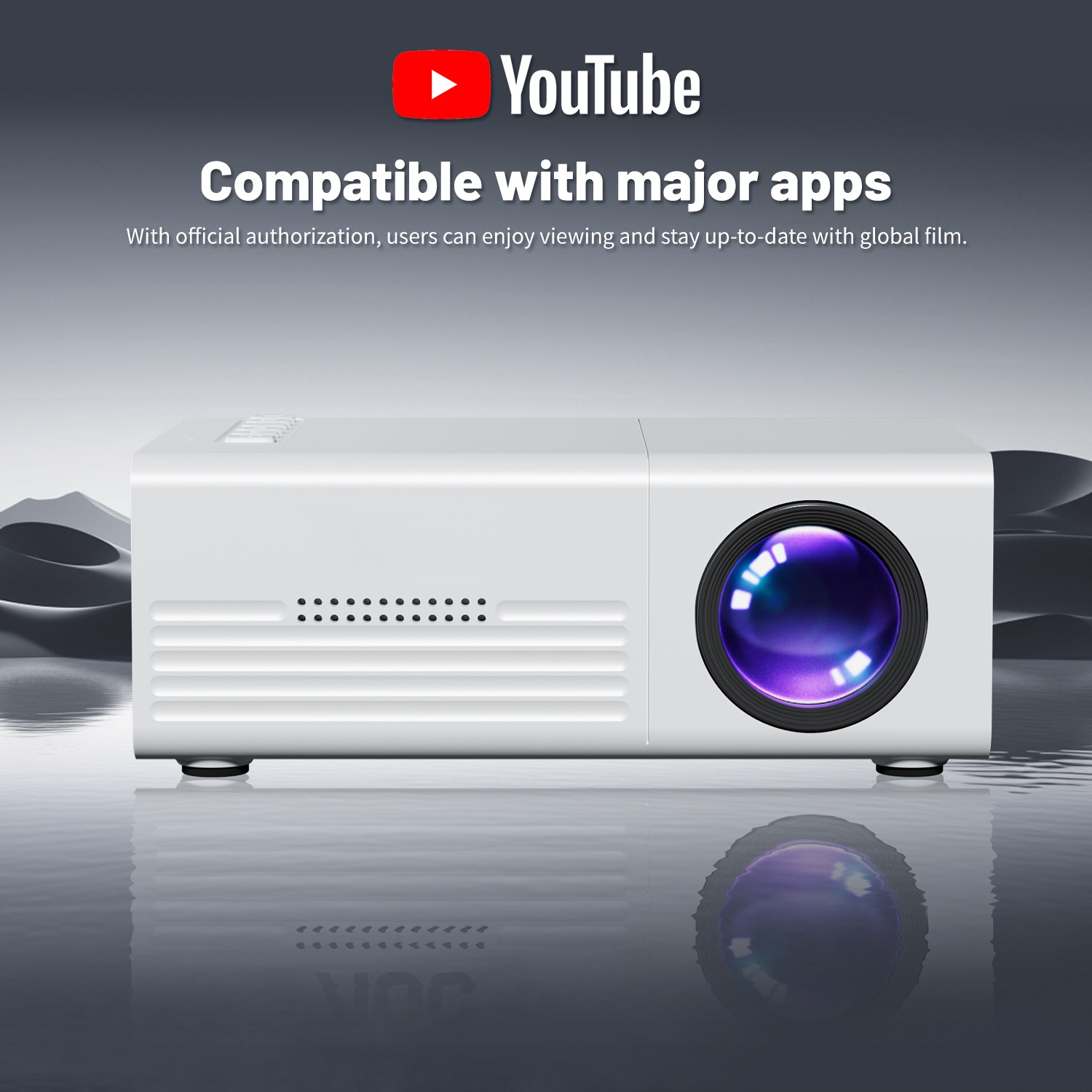 Mini projecteur TFT LCD Wifi B - Smart Home Midea avis et prix