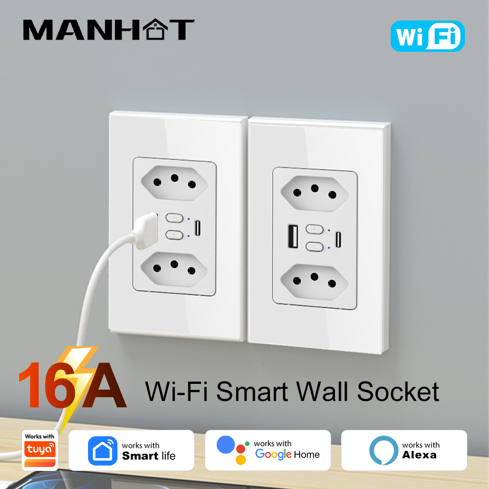 MANHOT – interrupteur de prise - Wifi Smart Plug avis et prix