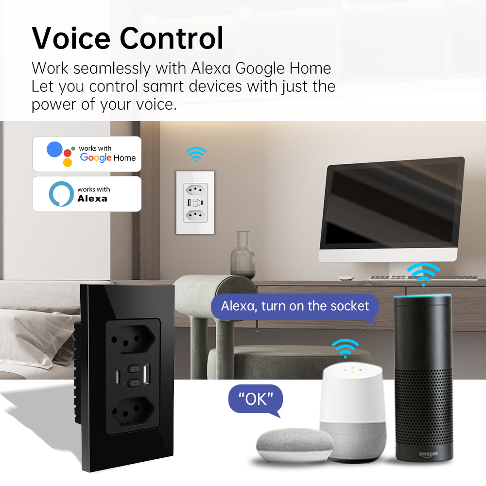 MANHOT – interrupteur de prise - Wifi Smart Plug avis et prix