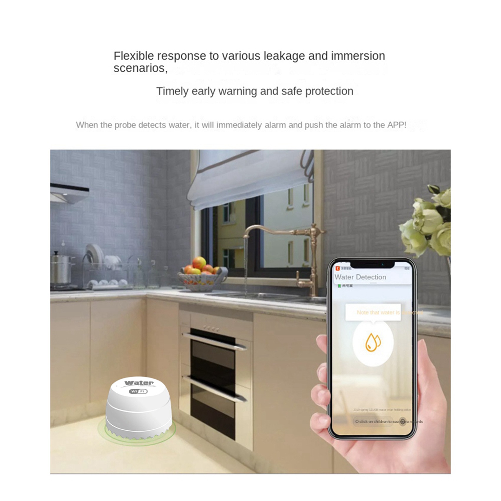 ABKW-3X Détecteur de fuite d'e - Wifi Water Leak Detector avis et prix