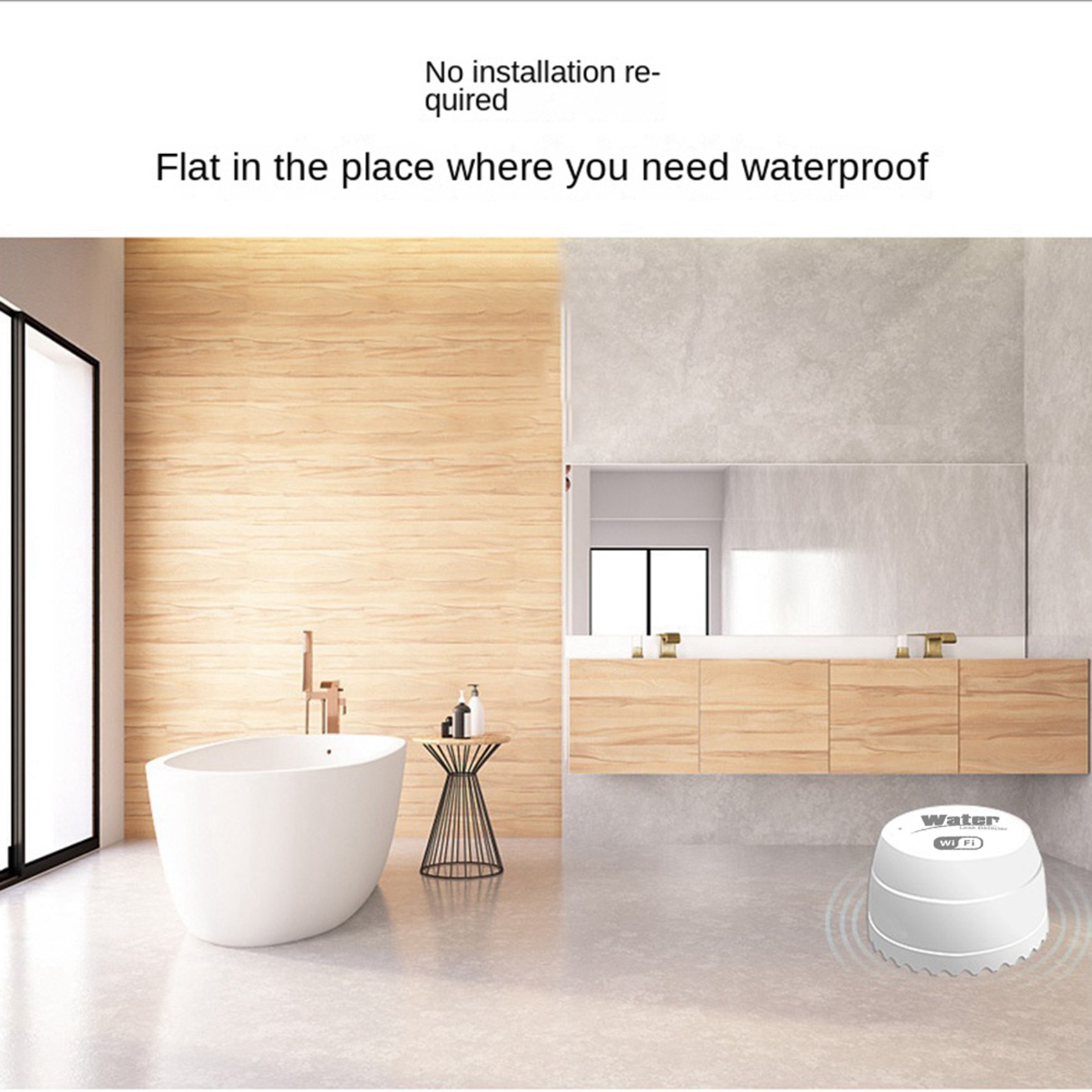 ABKW-3X Détecteur de fuite d'e - Wifi Water Leak Detector avis et prix