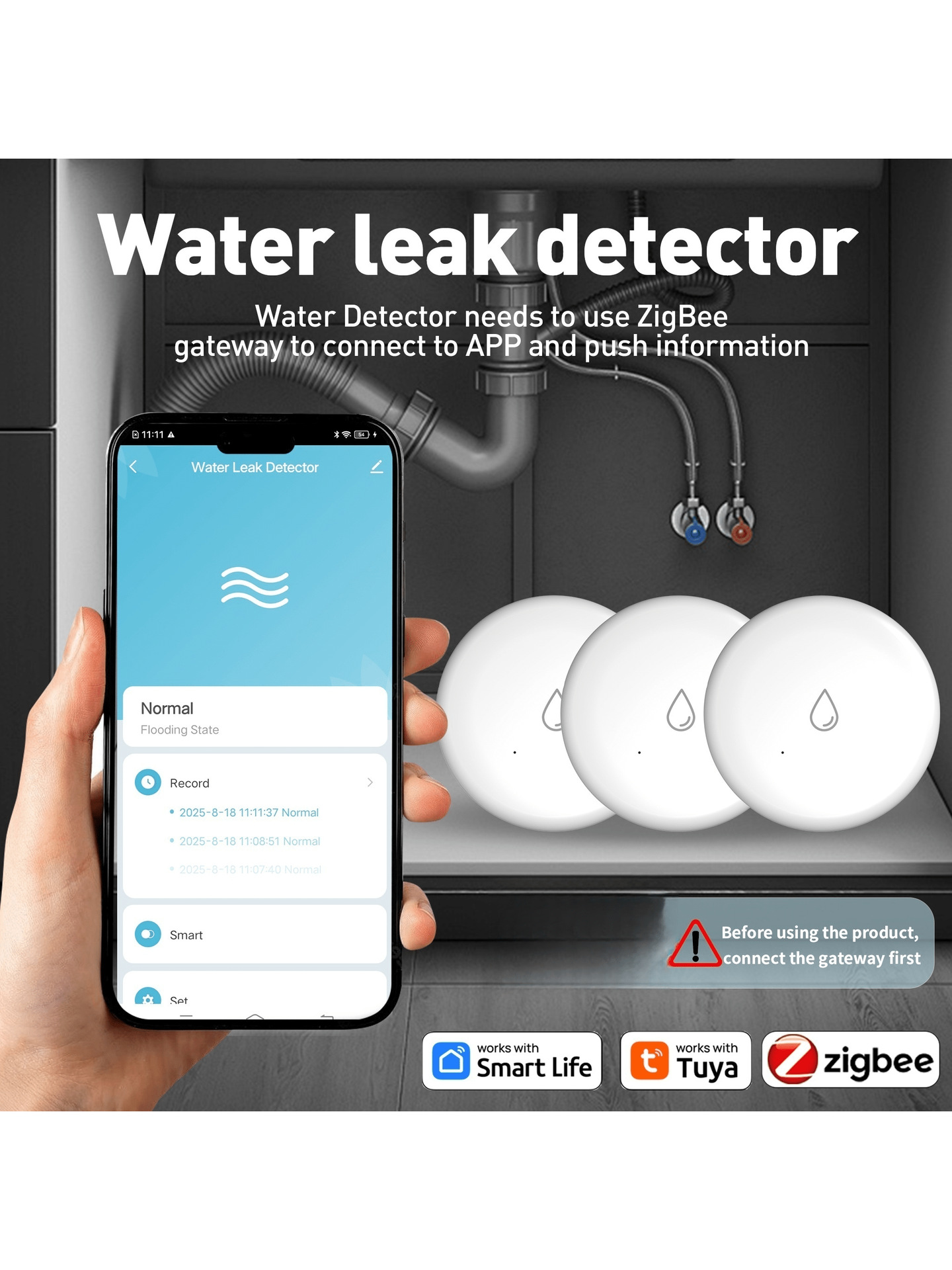 Détecteur de fuite d'eau sans  - Smart Home Water Level Sensor avis et prix