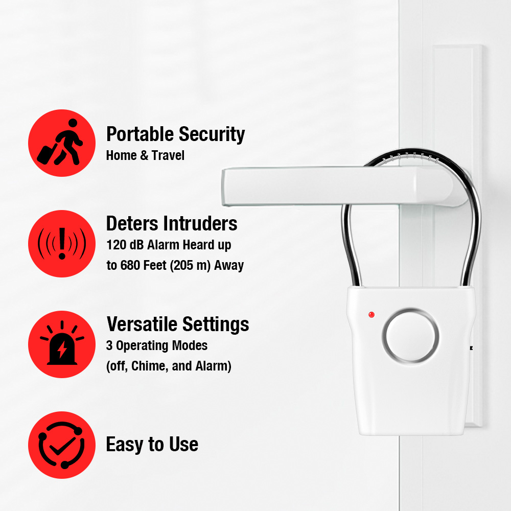 Alarme de poignée de porte 120 - Door Window Sensor avis et prix