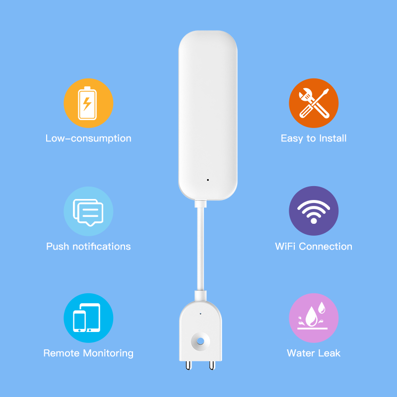 Tuya WiFi ZigBee capteur d'eau - Wifi Water Leak Detector avis et prix