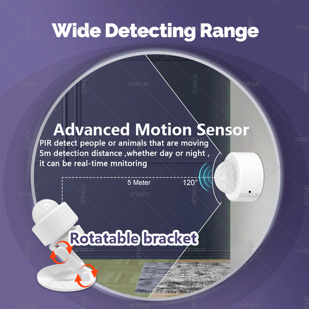Détecteur de mouvement PIR min - Smart Home Zigbee Gateway avis et prix
