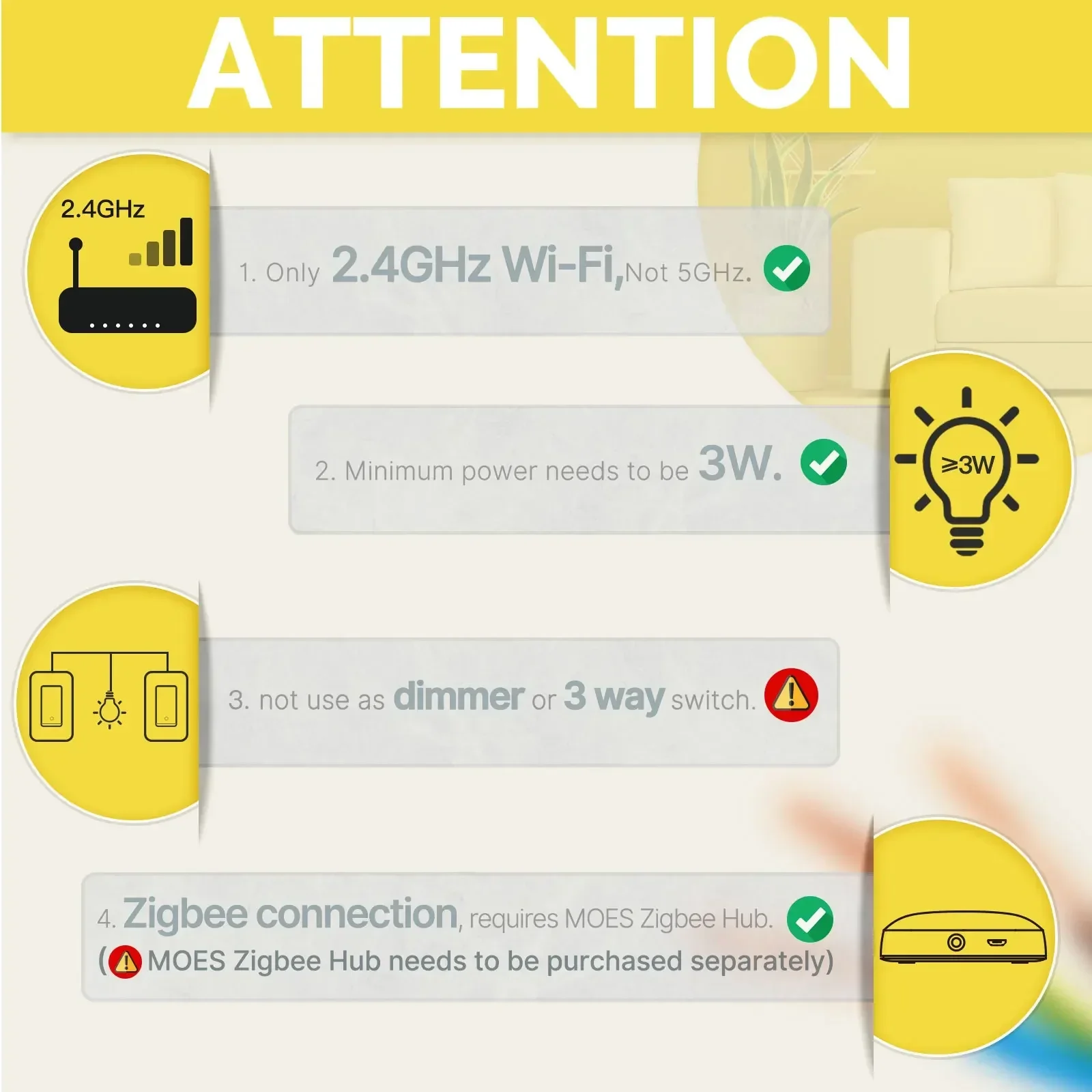 MOES Tuya ZigBee US interrupte - Smart Home For Living avis et prix