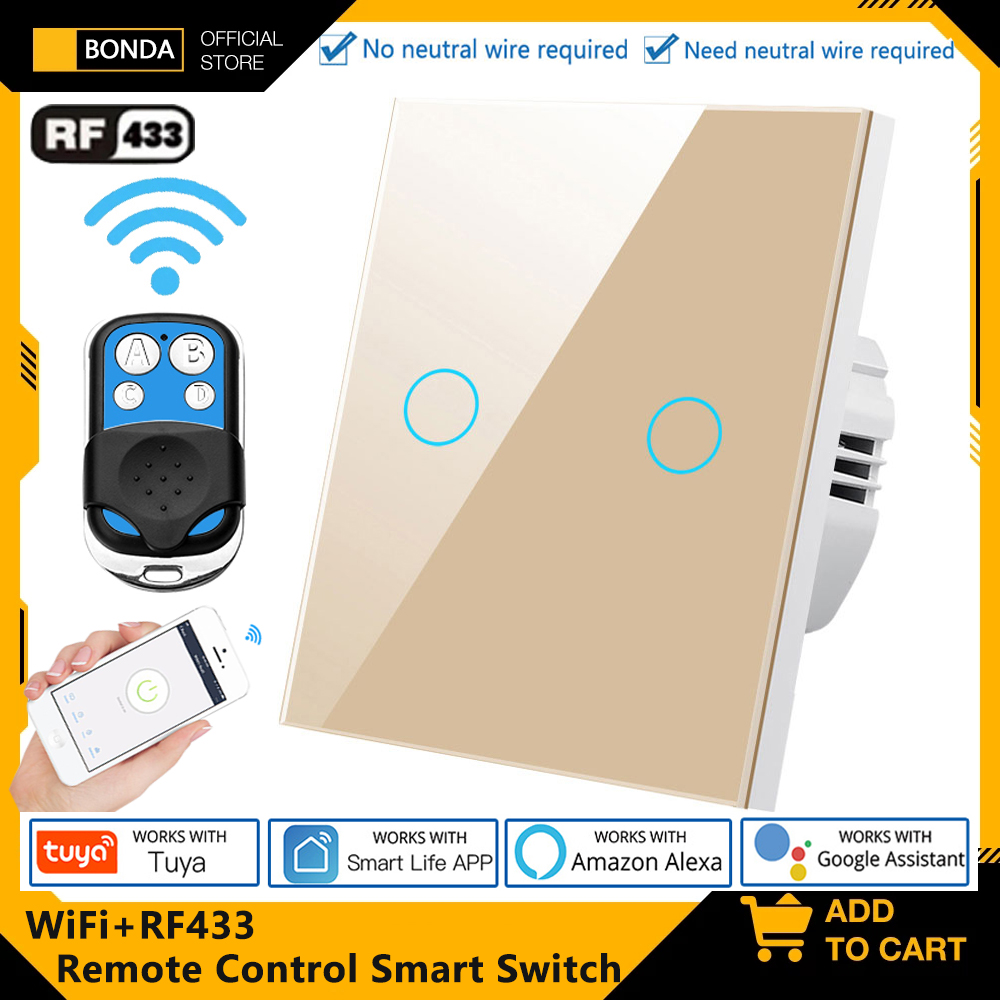 Tuya EU WiFi + RF433 commutate - Smart Home For Living avis et prix