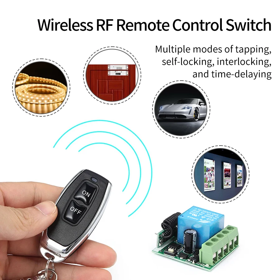 DC12V 1CH 10A relais récepteur - Smart Garage Door Opener avis et prix