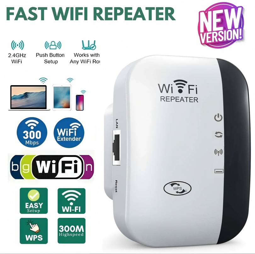 Répéteur WiFi 300 Mbps, amplif - Wifi Smart Plug avis et prix