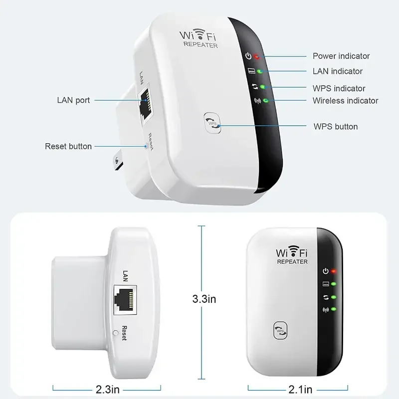 Répéteur WiFi 300 Mbps, amplif - Wifi Smart Plug avis et prix