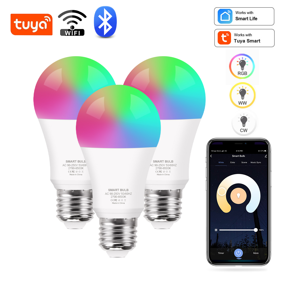 Tuya Wifi/Bluetooth ampoule in - Smart Bulb avis et prix