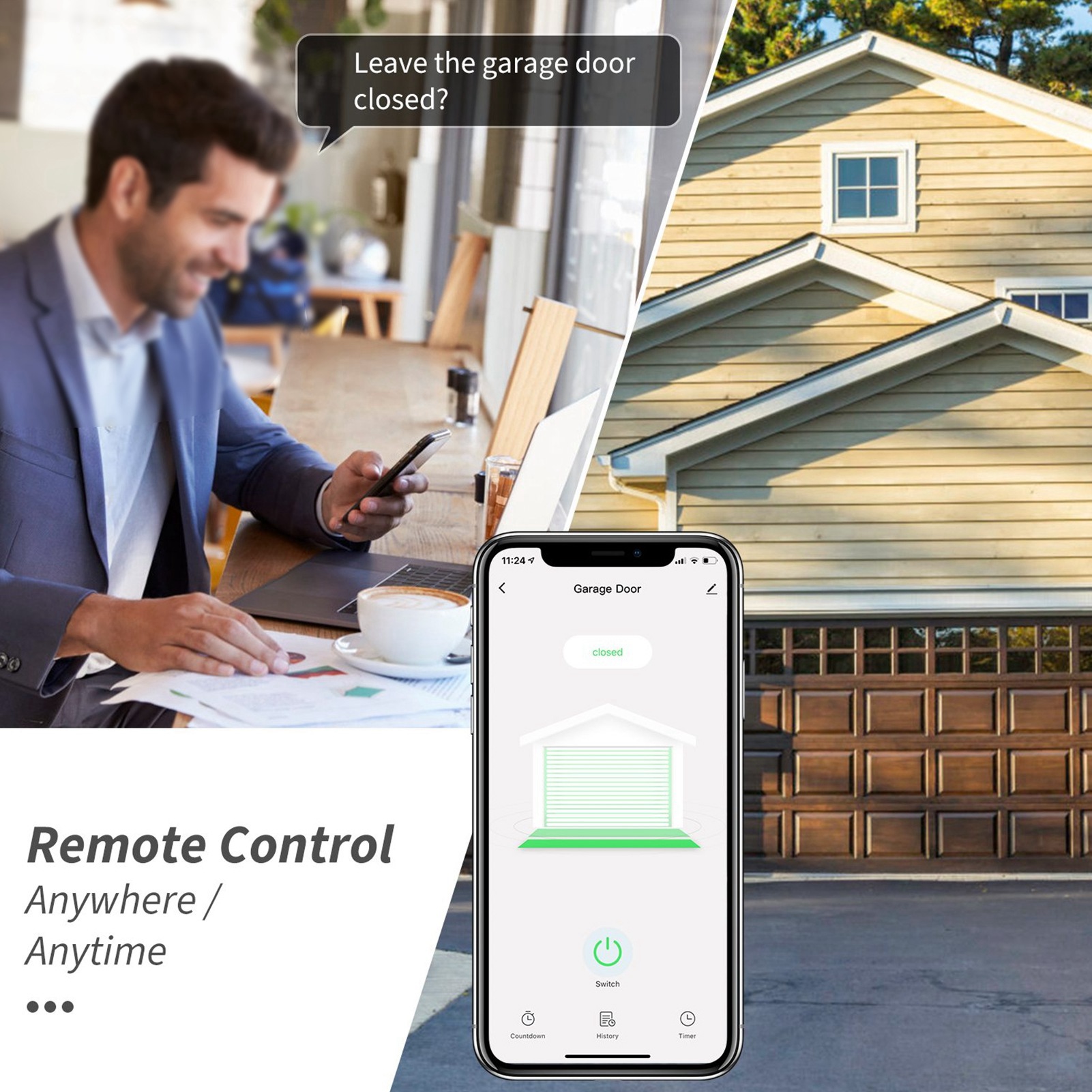 Porte de garage intelligente W - Smart Garage Door Opener avis et prix
